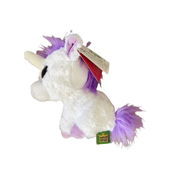 Wild Republic Unicorn Plush Mini  Sweet Sassy Stuffed Animal Toy Glitter Eyes 5" - Picture 4 of 15